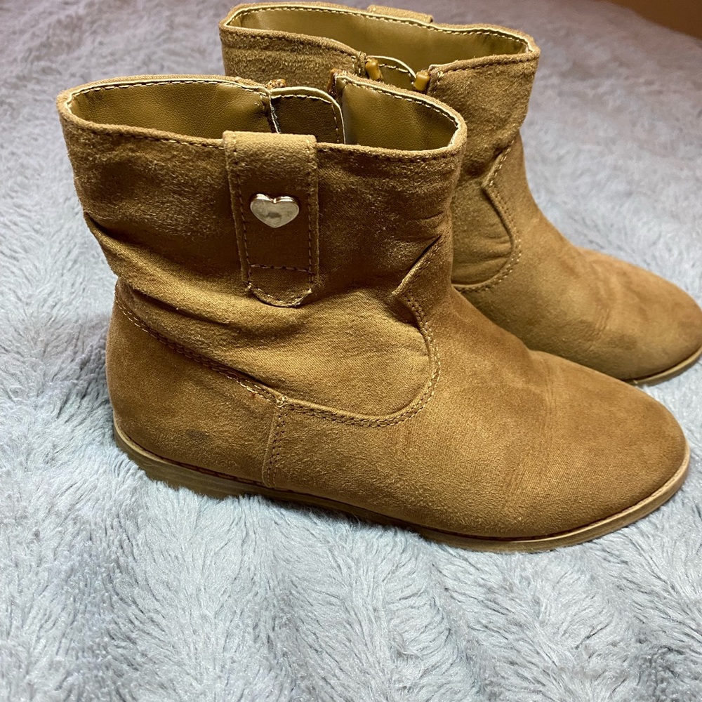 Girls “suede” ankle boots